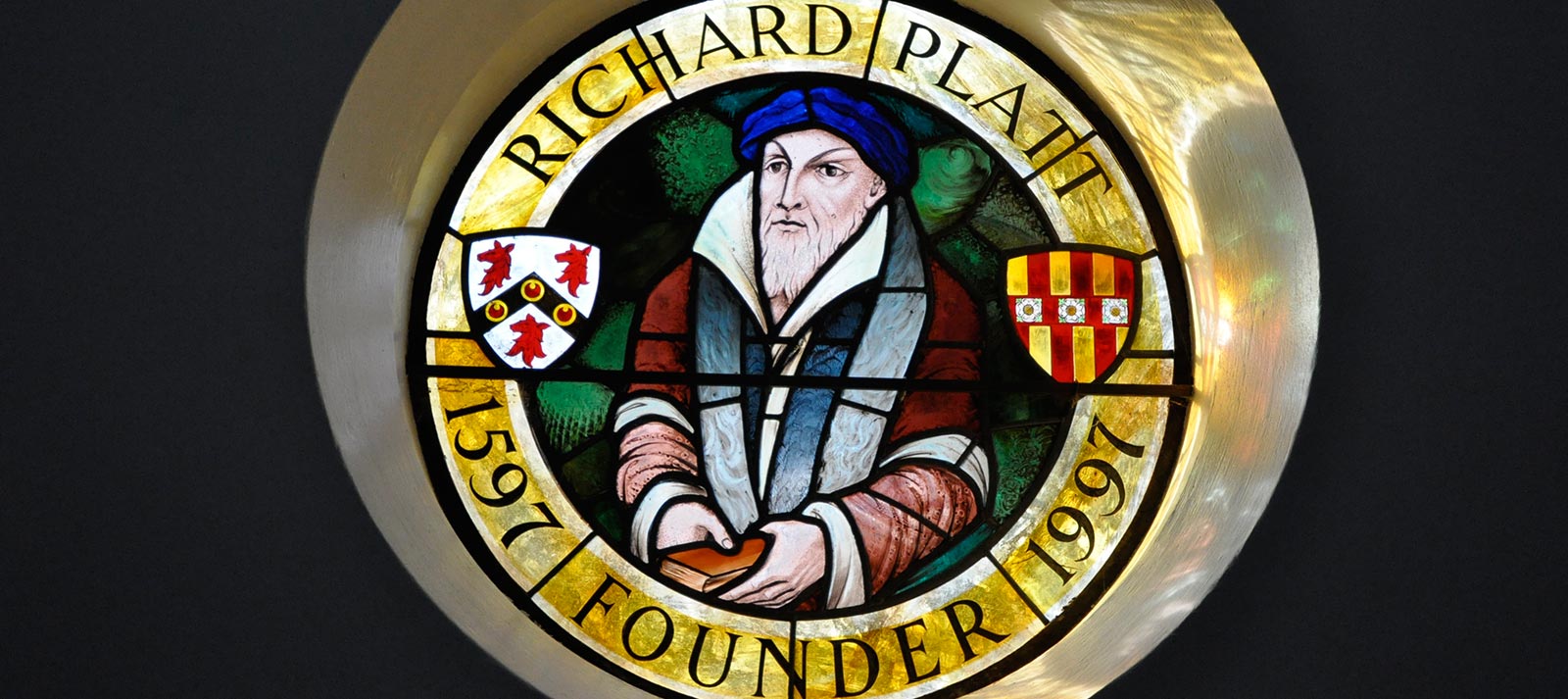 Richard Platt stain glass window